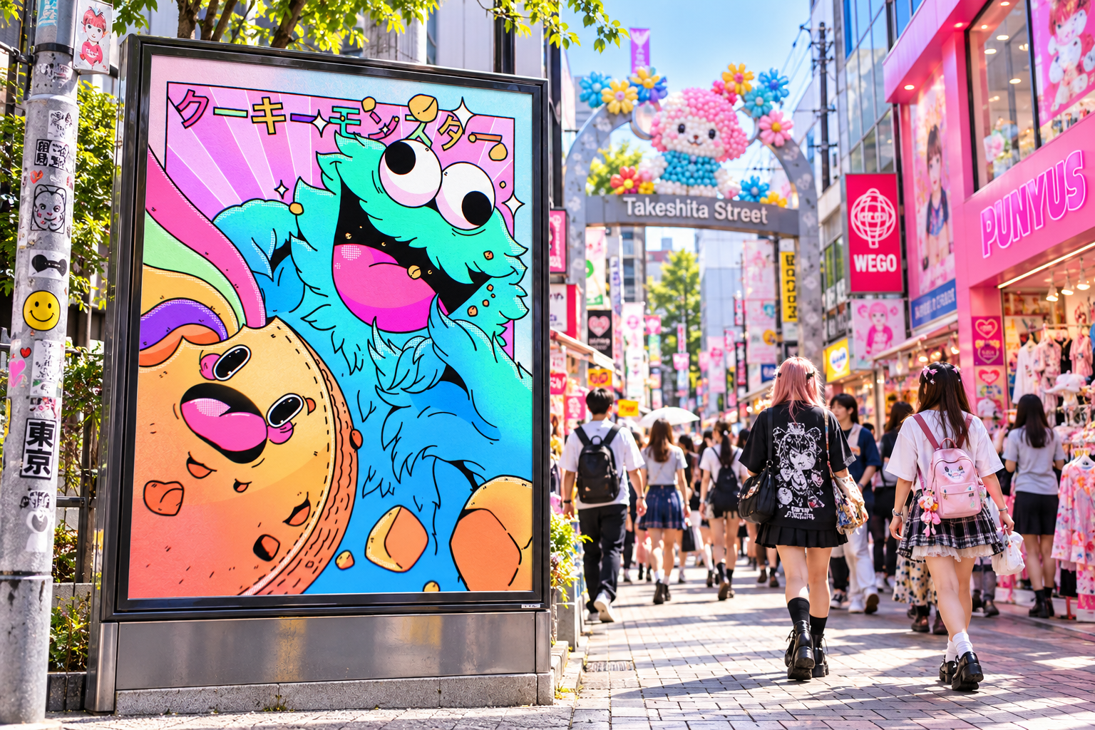 Poster in Harajuku