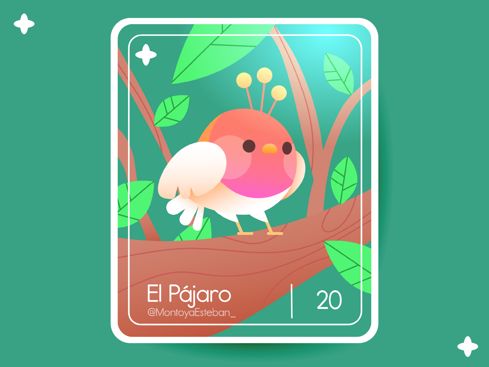 Lotería card 20