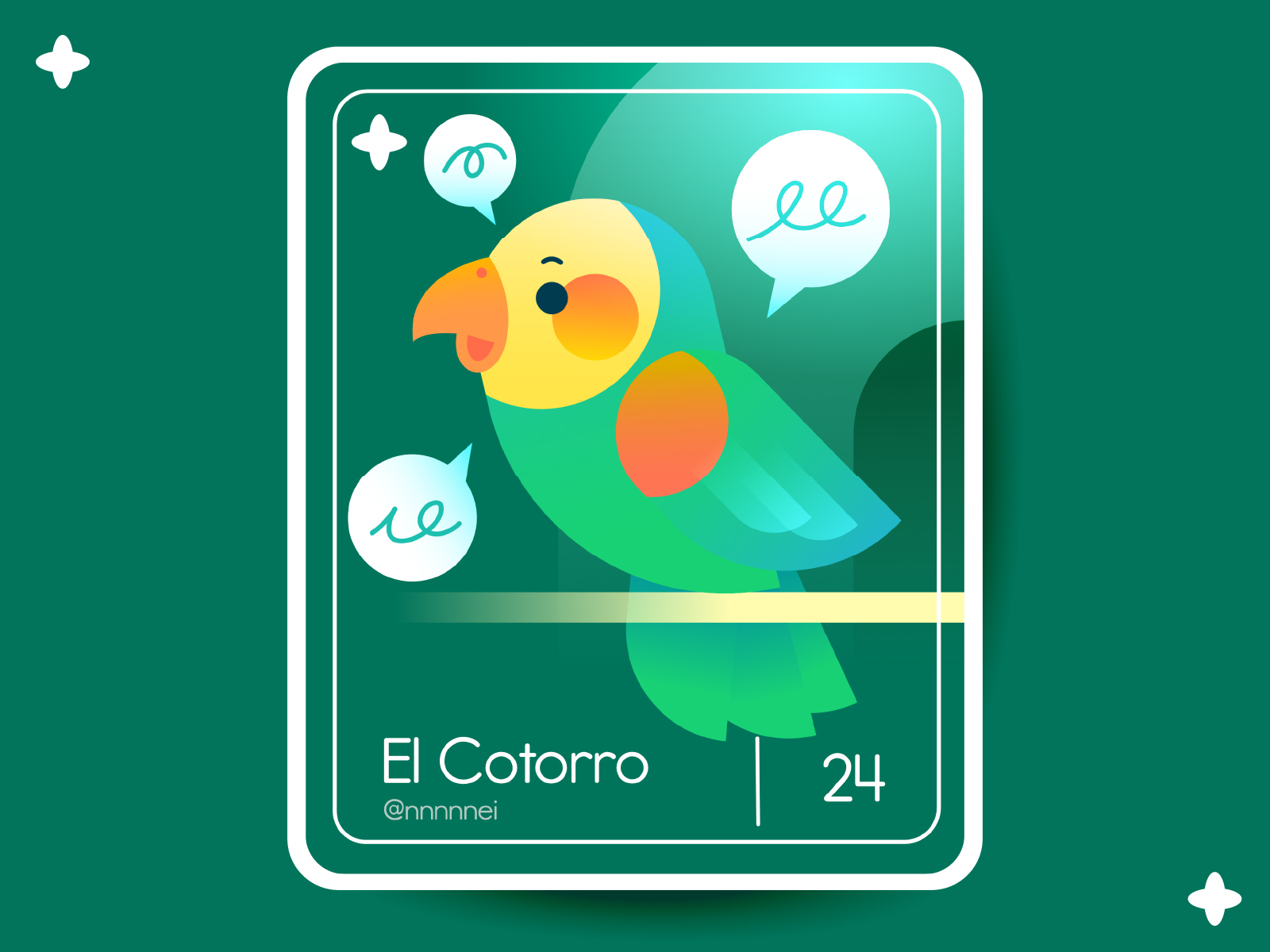 Lotería card 24