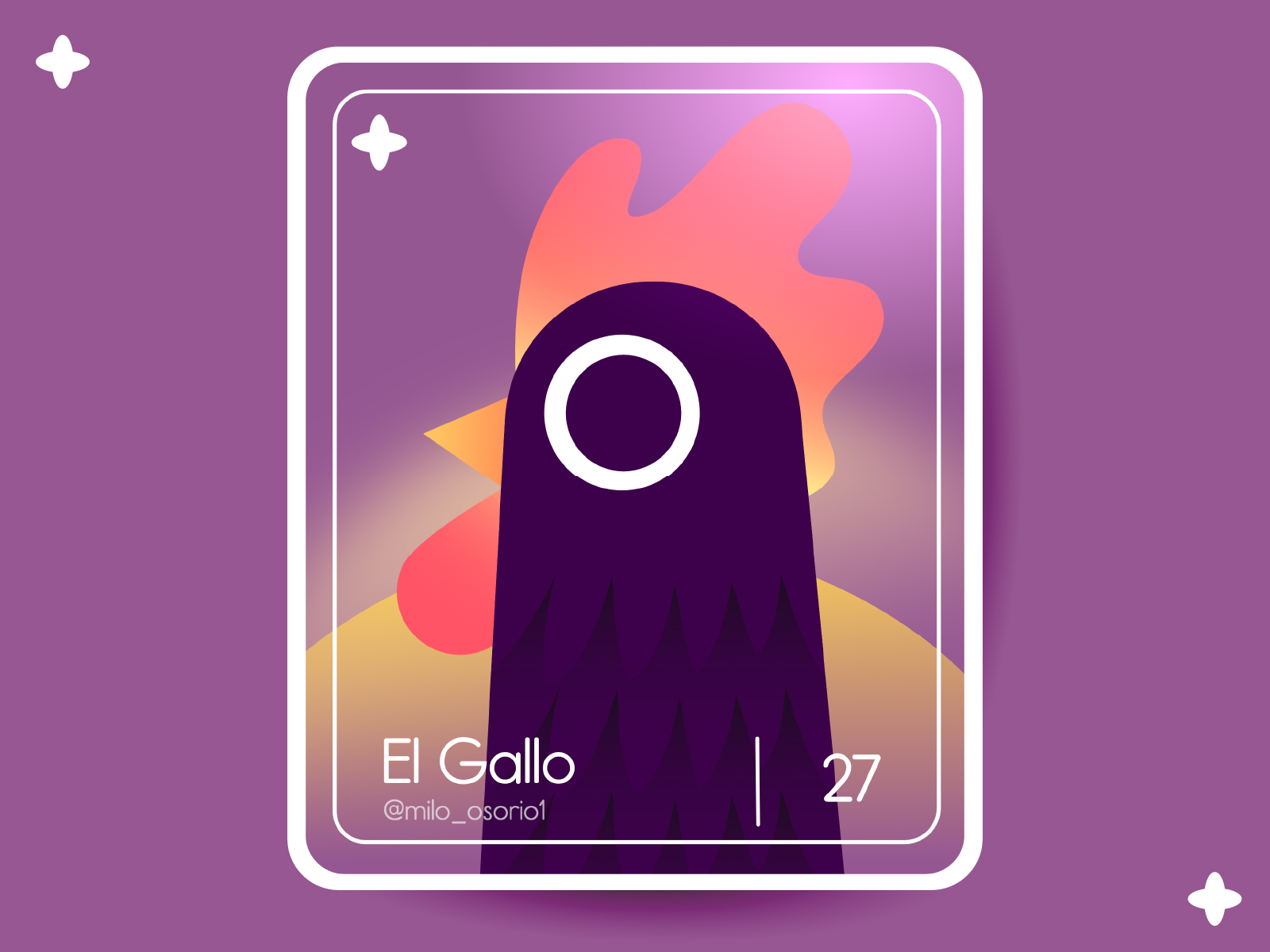 Lotería card 27