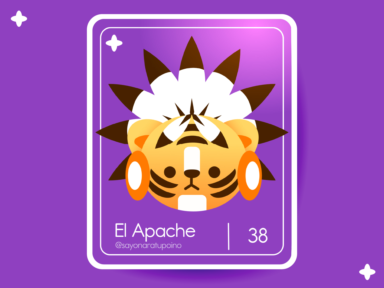 Lotería card 38