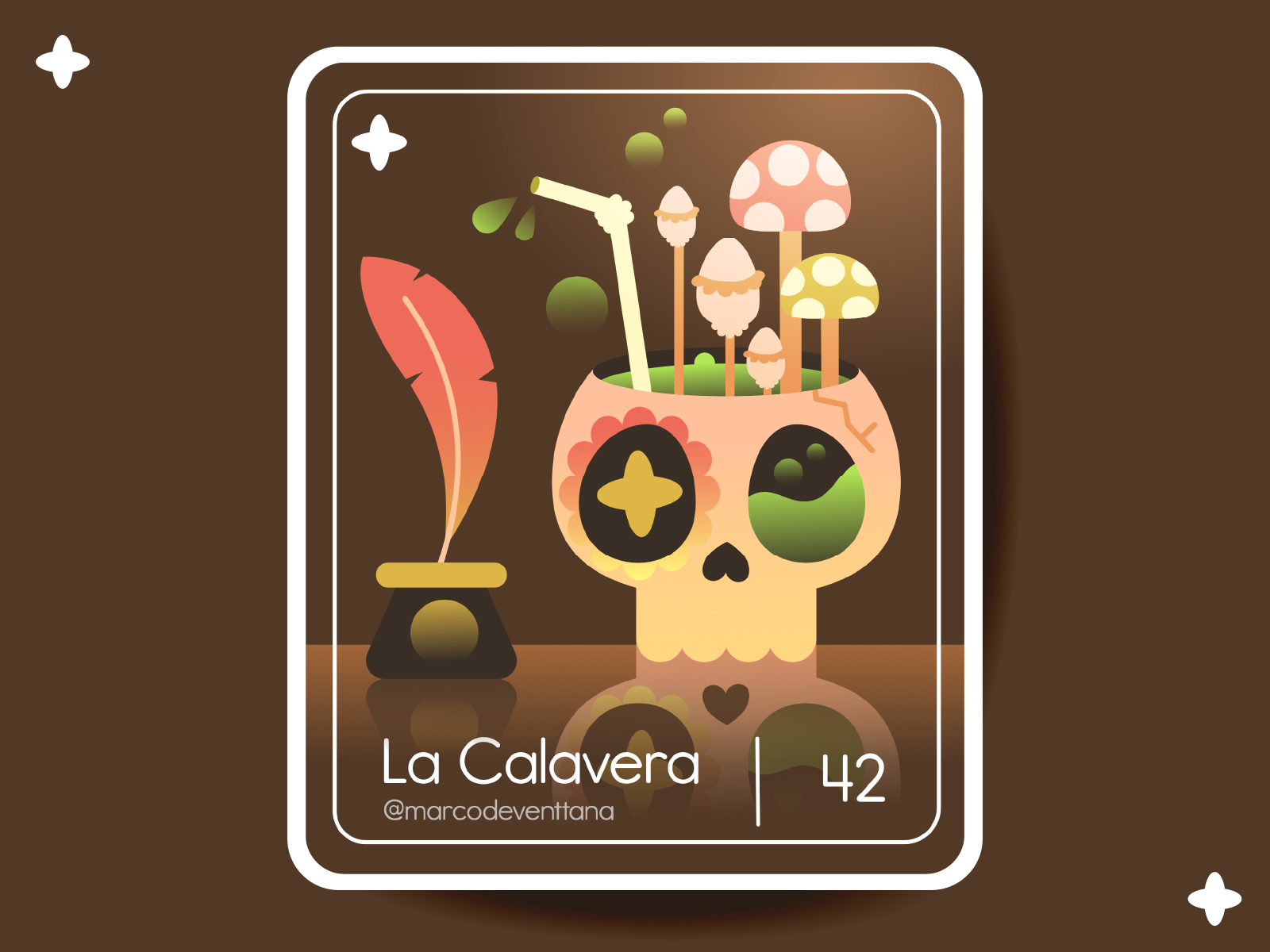 Lotería card 42