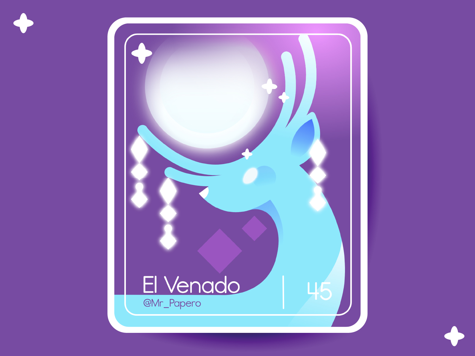 Lotería card 45