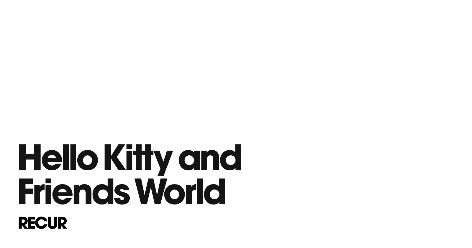 Hello Kitty & Friends World project artwork 1
